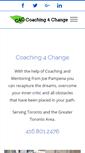 Mobile Screenshot of pampena-coaching4change.ca